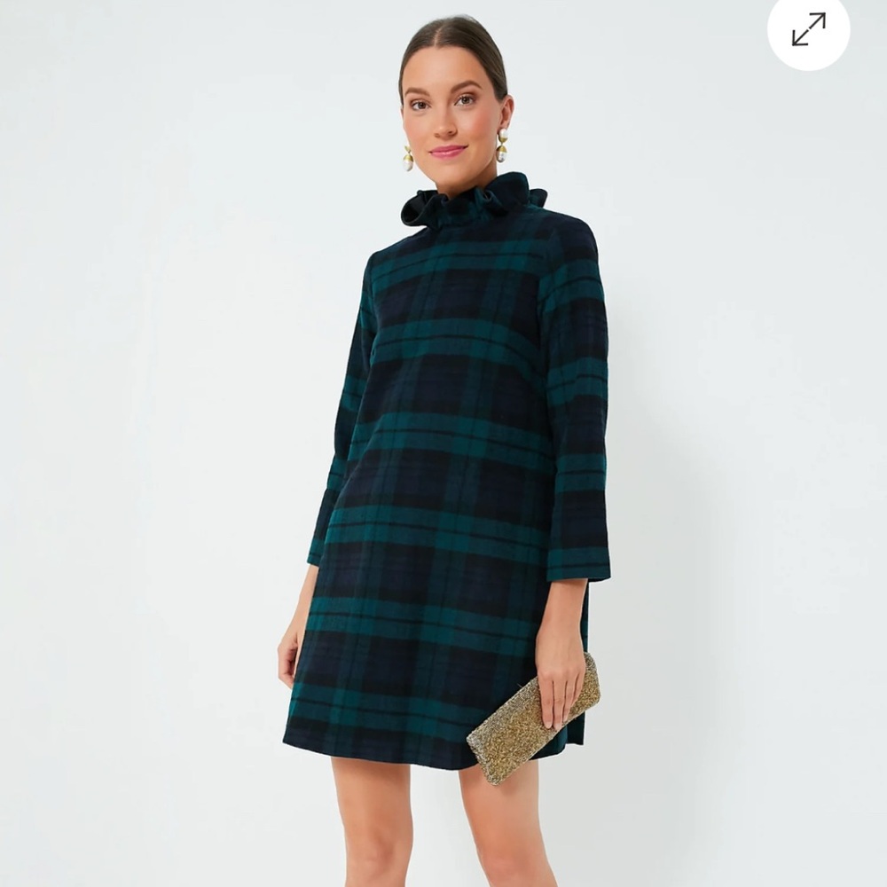 Tuckernuck Blackwatch Plaid Daphne Dress sz XXL